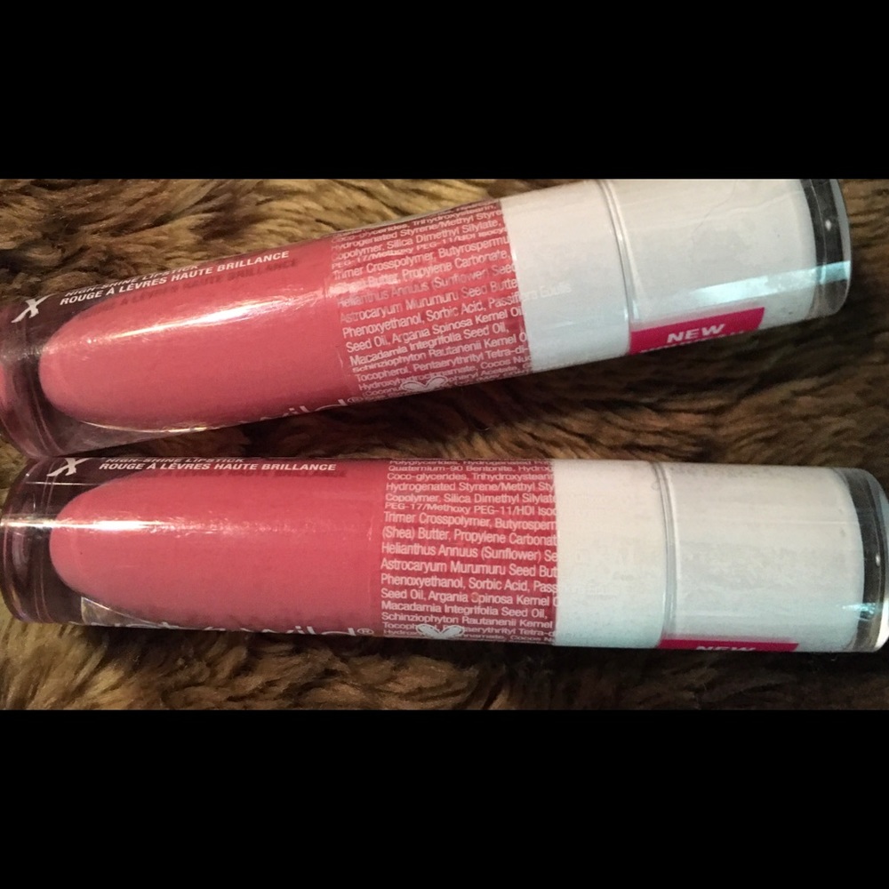 Liquid Catsuit Highshine Lipstick Lot of 2 Megalast Peach Stole my Look!